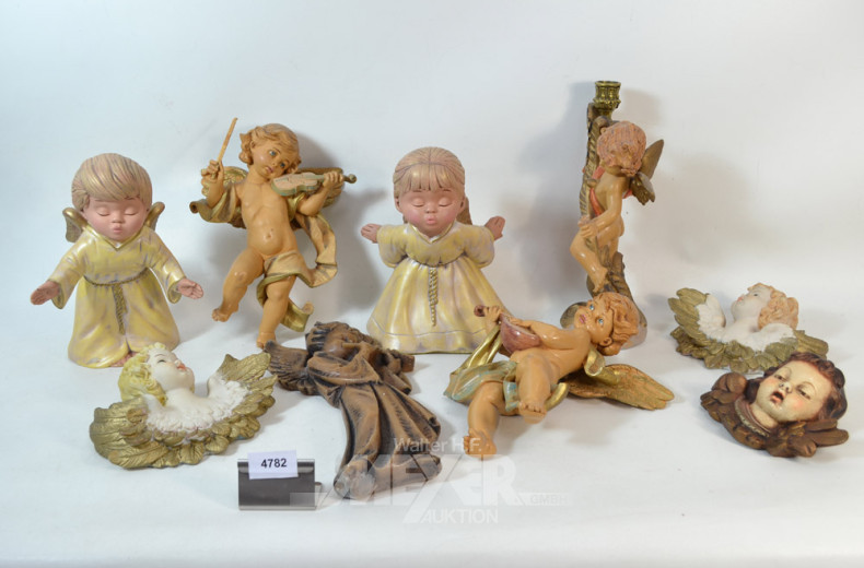 Posten versch. Dekorationen: Engel,