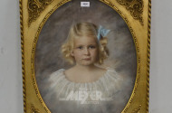 Bild ''Mädchen-Portrait'' bez. A.Lampe