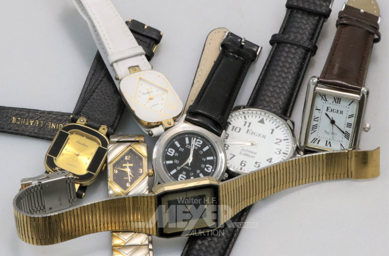Posten Armbanduhren, ca. 23 Stück