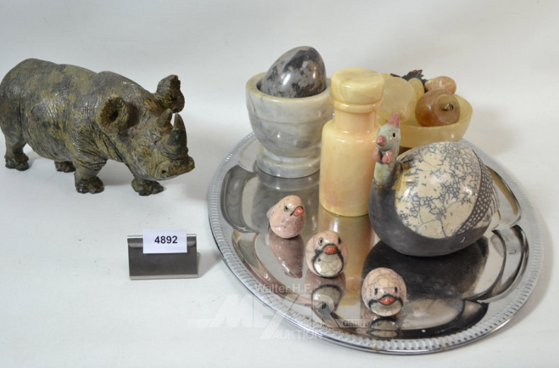 Stein- u. Marmordekorationen: