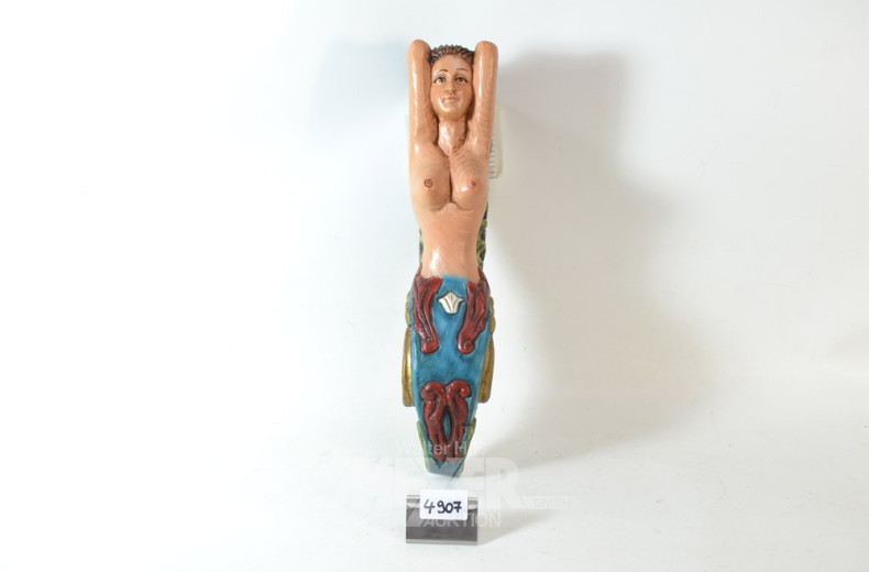 Gallionsfigur, Holz, ca. 40 cm