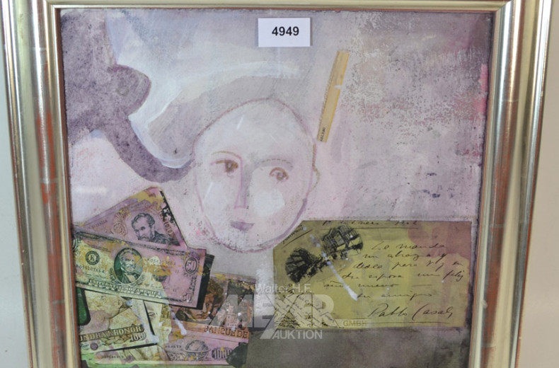 Collage ''Die Reise''