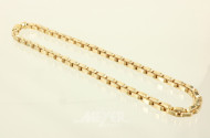 Gliederkette, 750er GG, ca. 34 g.