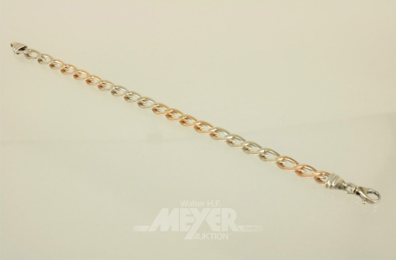 Gliederarmband, 750er GG, Glieder