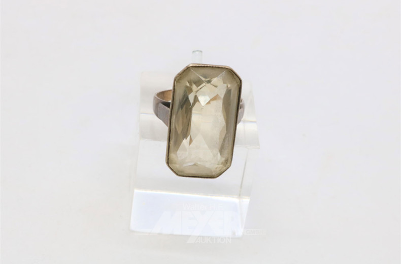 Damenring, 585er GG, ca. 6,9g.,