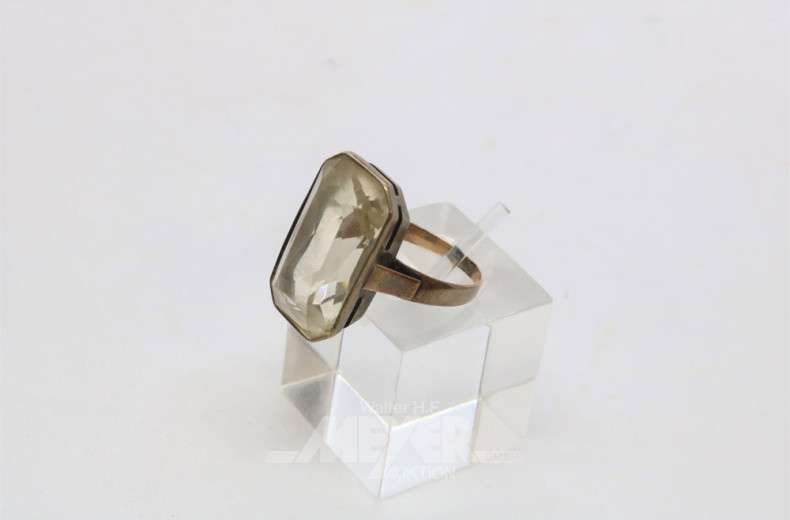 Damenring, 585er GG, ca. 6,9g.,