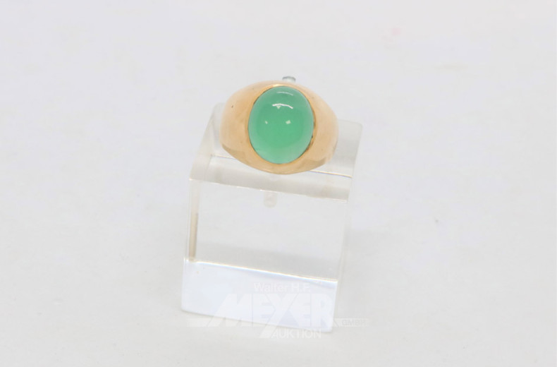 Damenring, 585er GG, ca. 7,7g.,