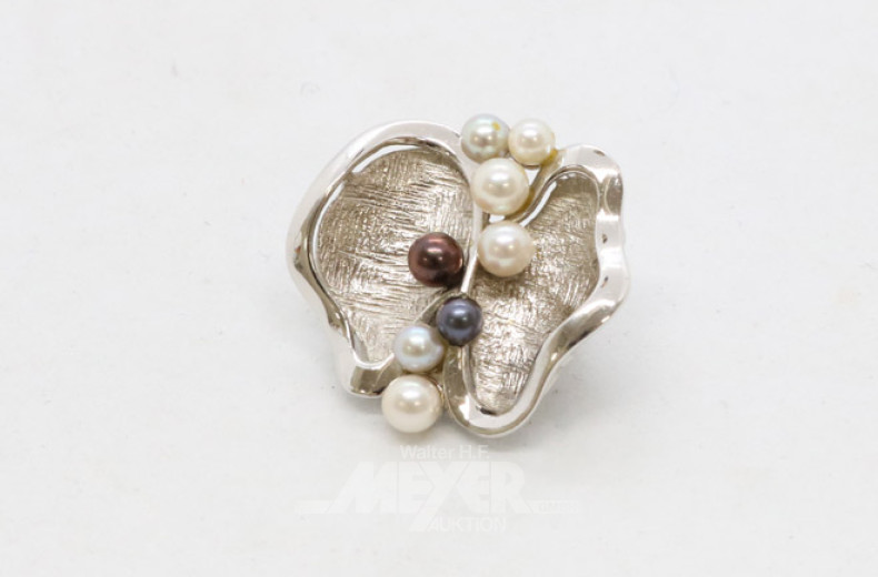 Ketten-Clip, 585er WG, besetzt mit