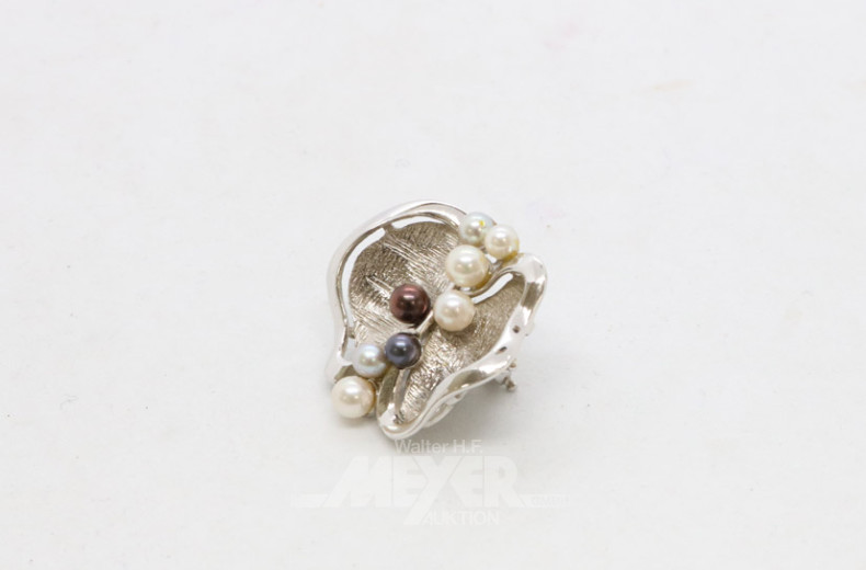 Ketten-Clip, 585er WG, besetzt mit