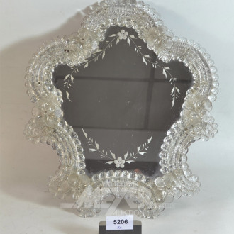 venecianischer Tischspiegel, Höhe: 32 cm