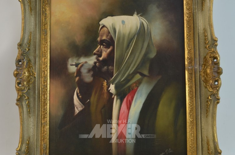 Gemälde ''Rauchender Araber''