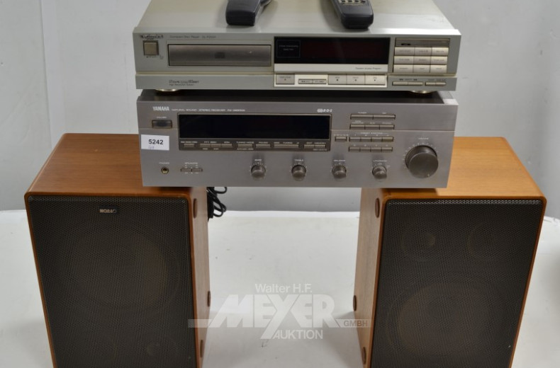 4 Teile Musikanlage: