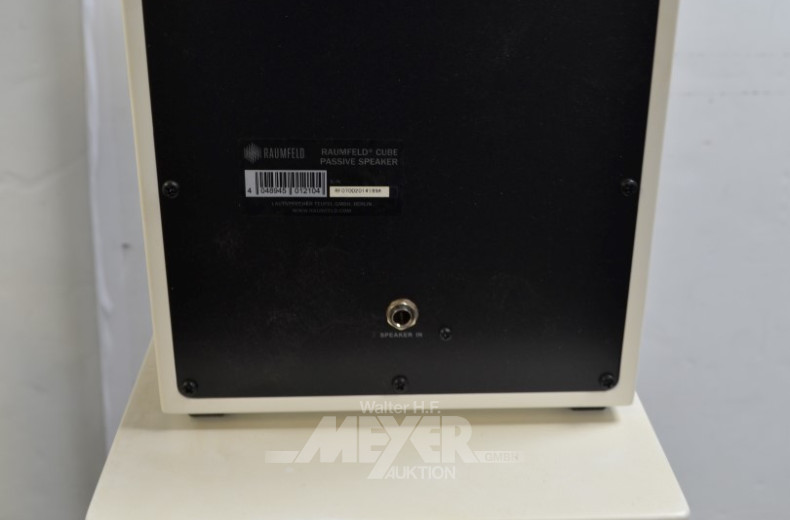 4 Lautsprecher-Boxen ''Teufel - Raumfeld''