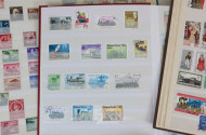Posten versch. Briefmarkenalben