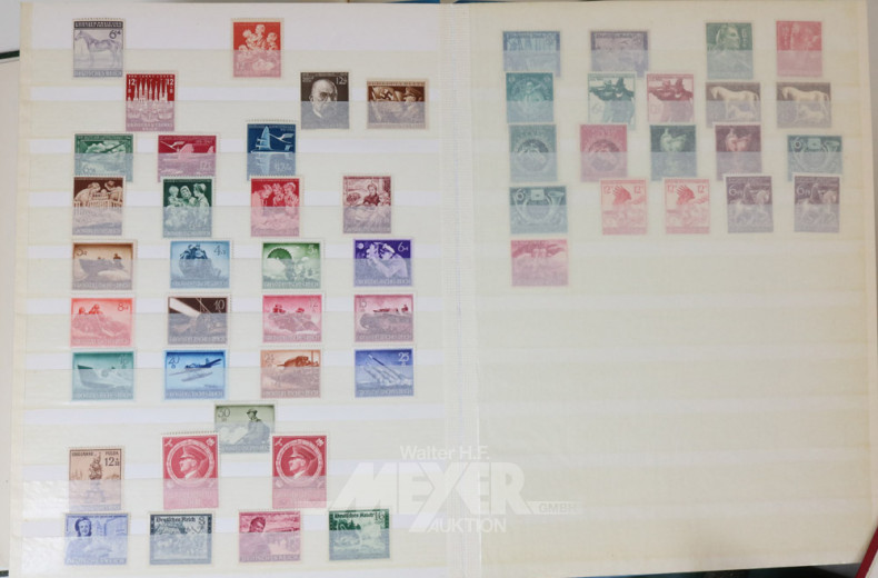 Posten versch. Briefmarkenalben