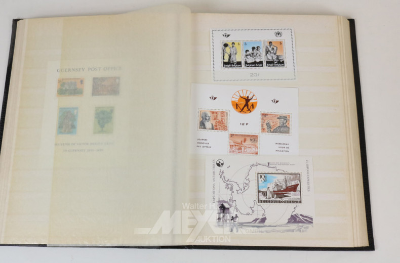 Posten versch. Briefmarkenalben