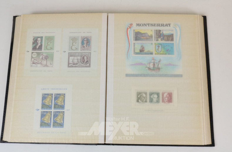 Posten versch. Briefmarkenalben