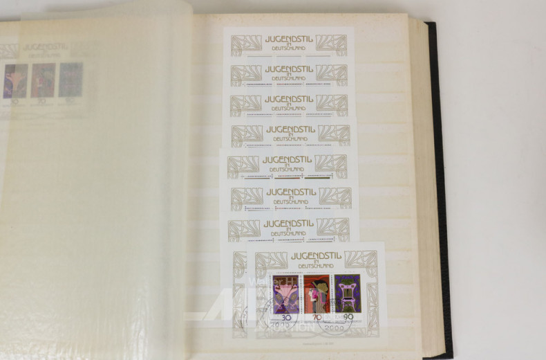 Posten versch. Briefmarkenalben