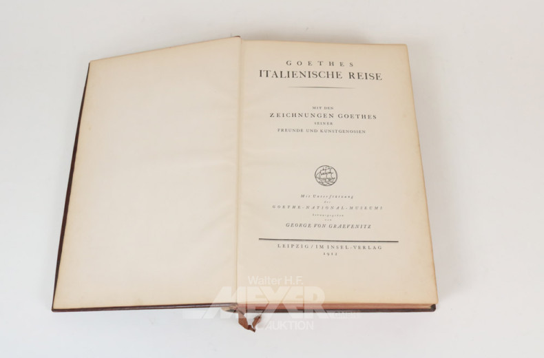 Buch ''Goethes Italienische Reise''