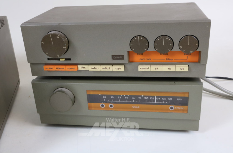 Quad Röhrenverstärker, 4-teilig