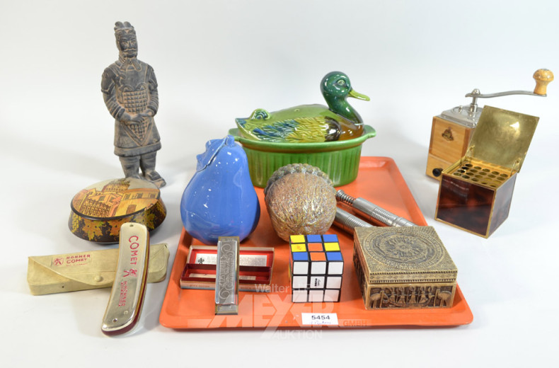 Posten Hausrat: Deckeldosen,