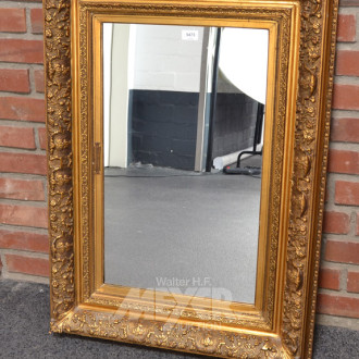 Spiegel, Holzrahmen, 39 x 66 cm