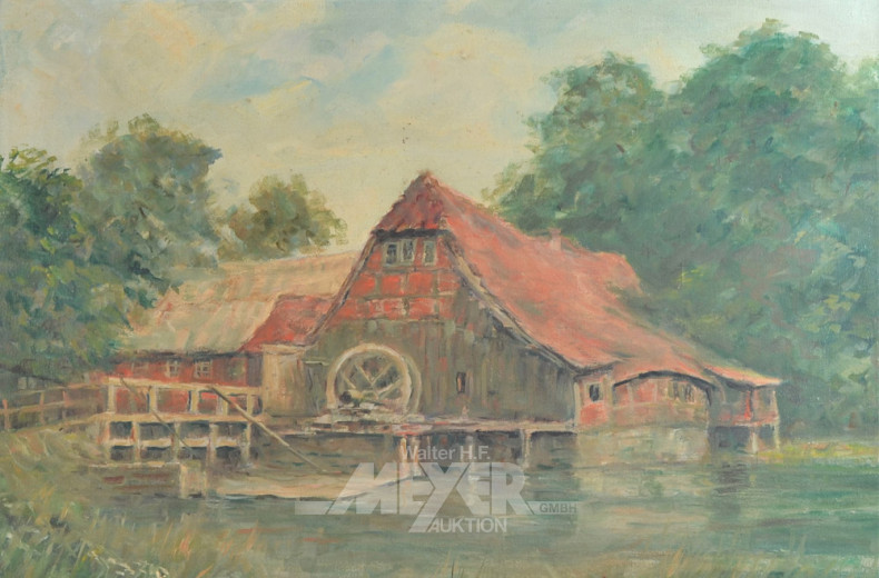 Gemälde ''Wassermühle''