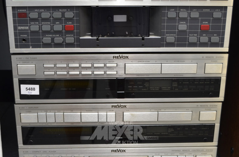 Musikanlage REVOX, 4-teilig