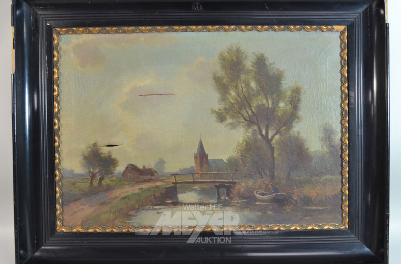 2 Gemälde ''Dorfansichten''