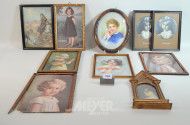 9 versch. Bilder ''Kindermotive''