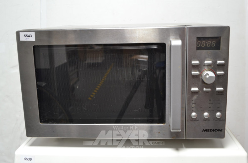 Mikrowelle ''MEDION'', silber