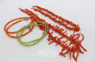 Posten Modeschmuck u.a. Koralle