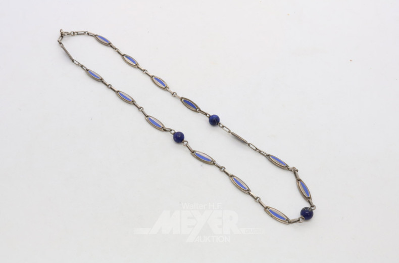 kurzes Silbercollier, 835er