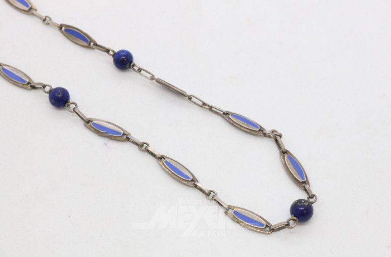 kurzes Silbercollier, 835er