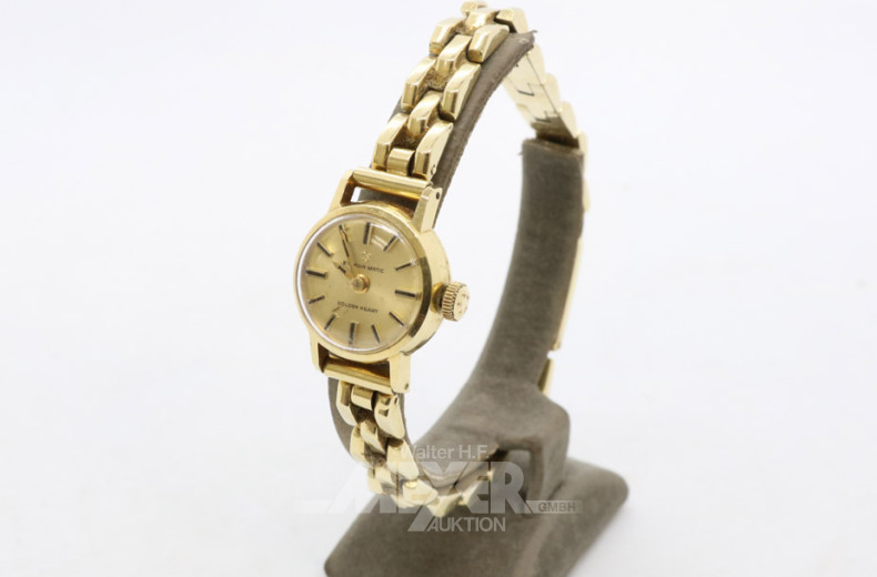 Damenarmbanduhr, ETERNA MATIC, 585er GG,