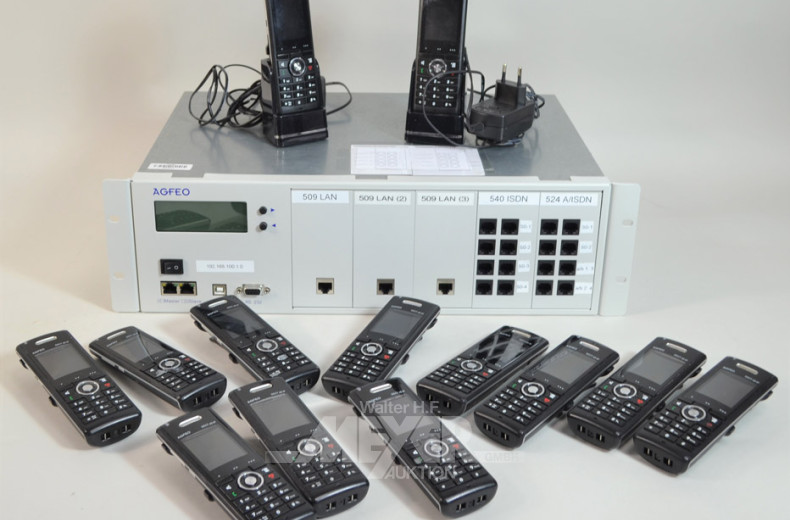 Telefonanlage ''AGFEO'' bestehend aus: