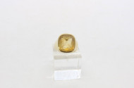 Herrenring, 585er GG, mit 1 Citrin,