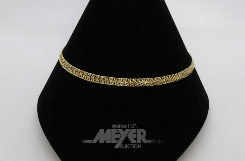 Collier, 750er GG, ca. 31,5 g.