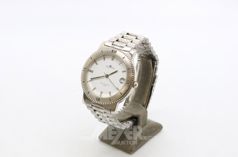 Damenarmbanduhr, TEMPIC, Stahlband,