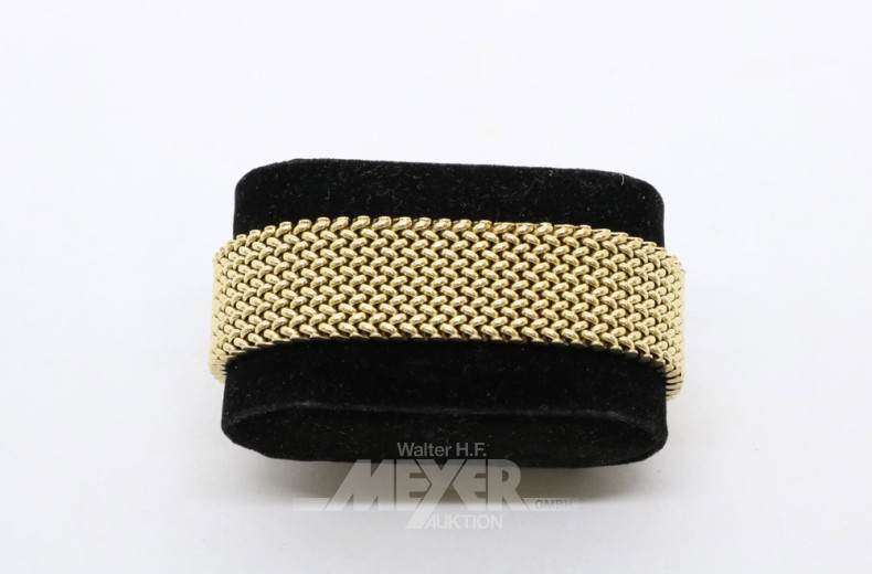 Armband, 585er GG, ca. 40,8 g.
