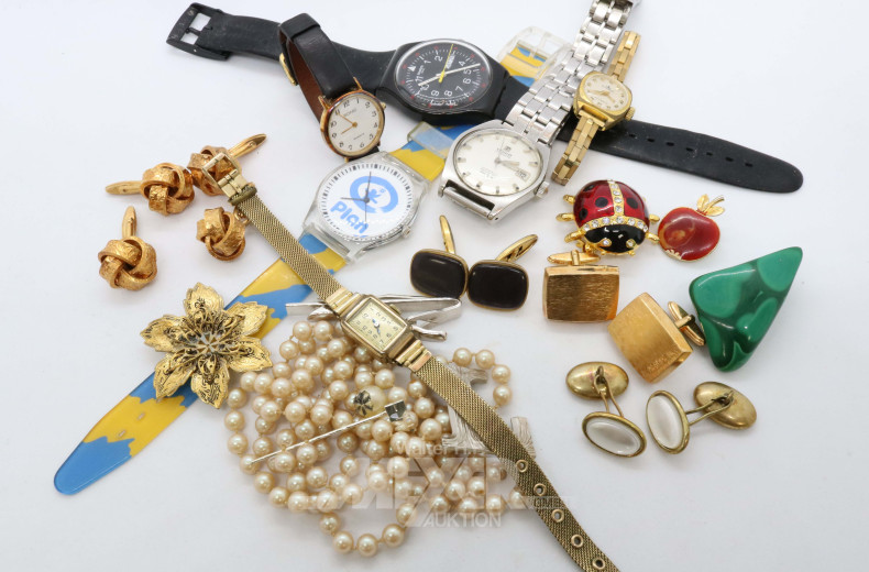 Posten Modeschmuck: Armbanduhren,