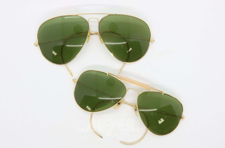 2 Sonnenbrillen, 80er Jahre