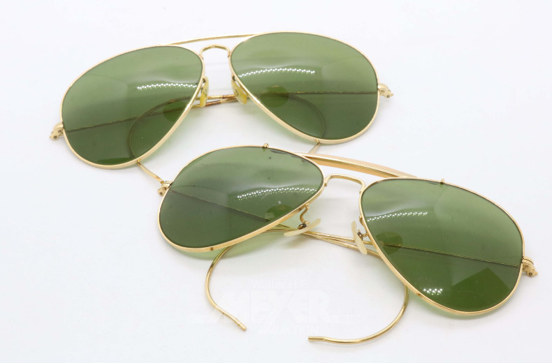 2 Sonnenbrillen, 80er Jahre