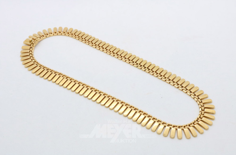 Gliederhalskette, 750er GG