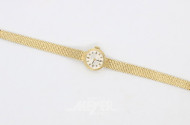 kl. Damenarmbanduhr ''RAWERT'', 585er GG,
