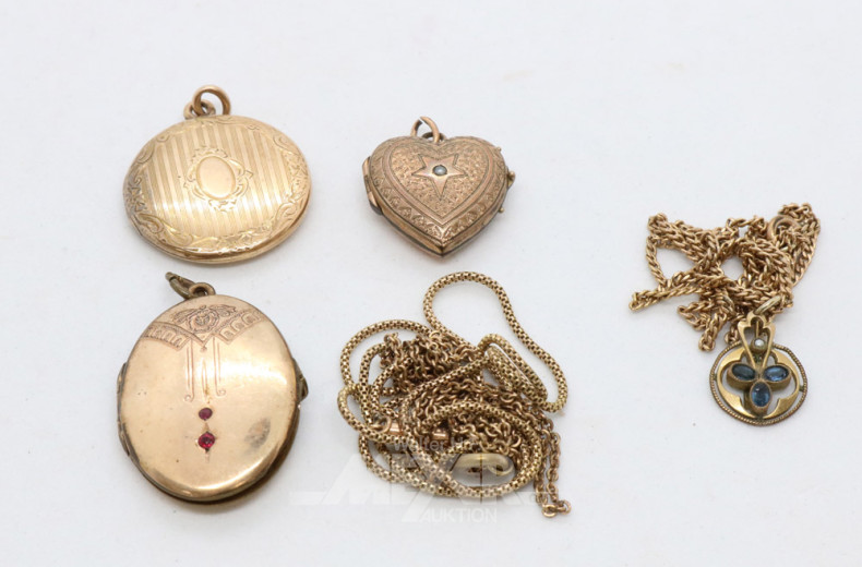 kl. Posten versch. Ketten und