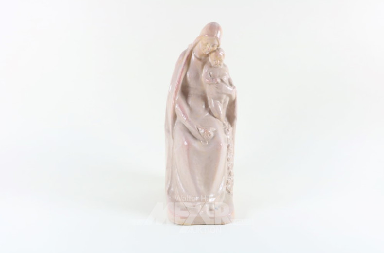 Keramik-Figur ''Madonna mit Kind''