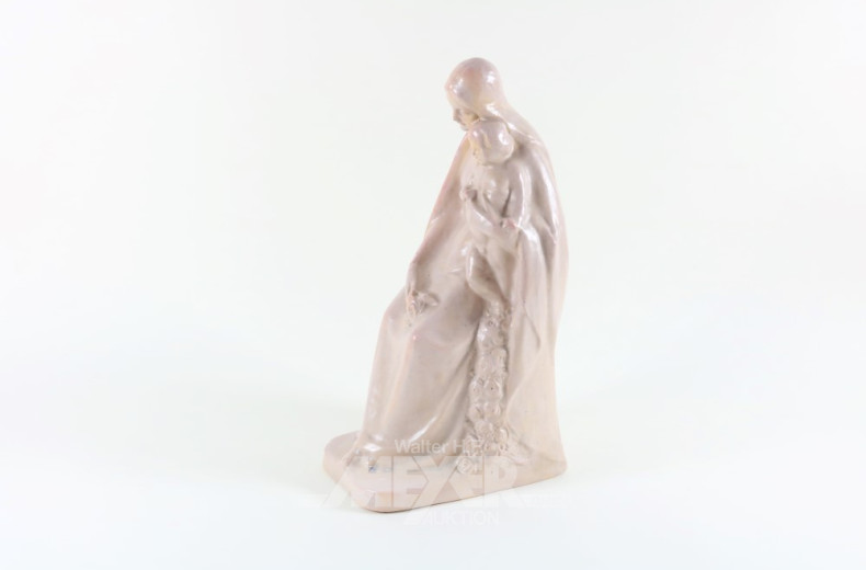Keramik-Figur ''Madonna mit Kind''