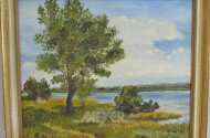 Gemälde, ''Seelandschaft'', r.u.bez.: GUN
