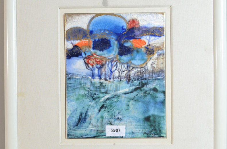 Keramik-Wandbild, ''Landschaft''